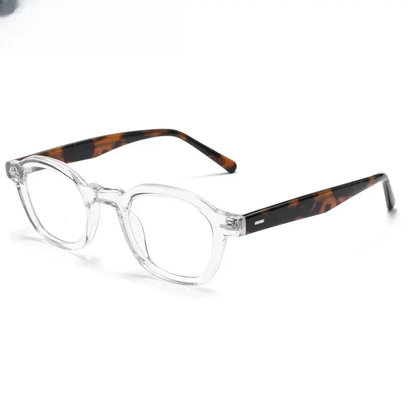 Unisex Polygon Full Rim Acetate Prescription Glasses 881003 — view 3 | Rx Spectacle