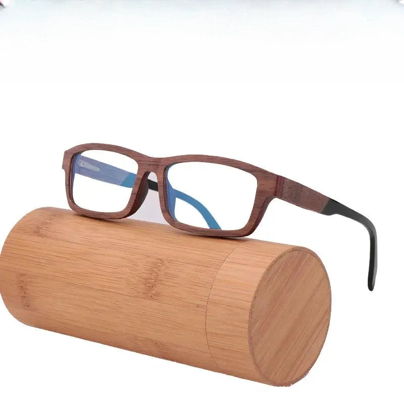 Women's Square Full Rim Titanium Prescription Glasses 56028 — view 1 | Rx Spectacle