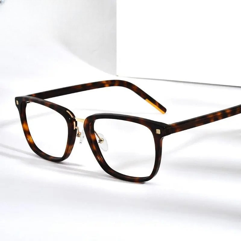 Unisex Square Full Rim Acetate Prescription Glasses Gxyj312 — view 3 | Rx Spectacle