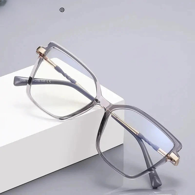 Women's Cat Eye Full Rim TR90 Reading Glasses 2208 — view 1 | Rx Spectacle