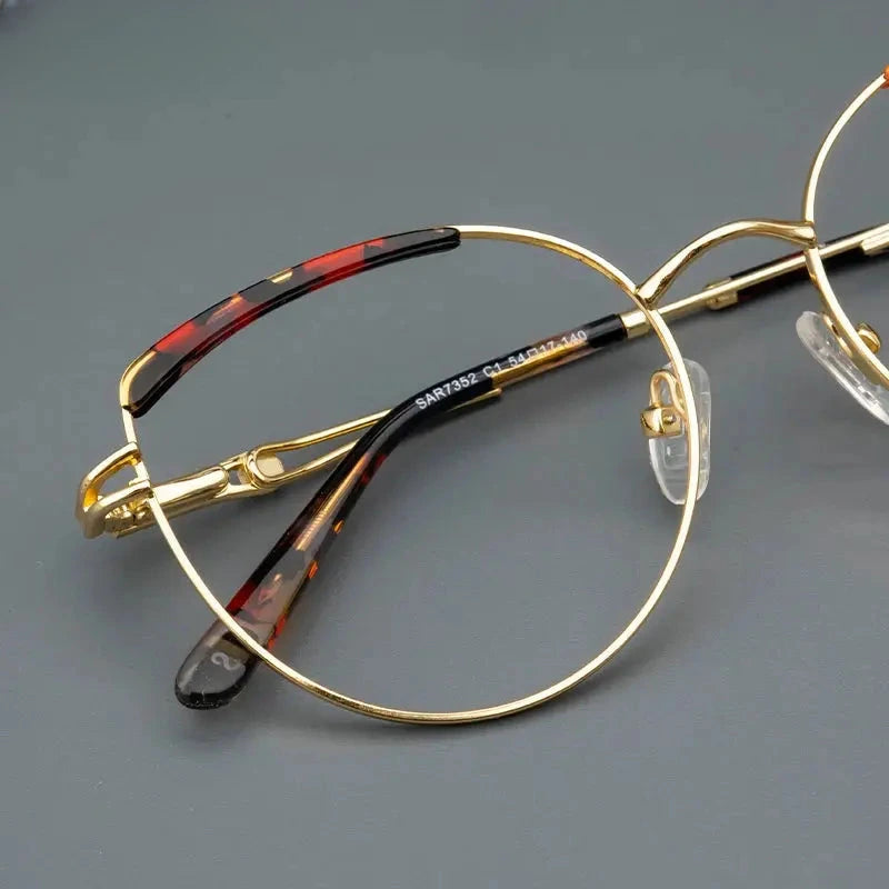 Women's Cat Eye Full Rim Acetate Reading Glasses 7352 — view 2 | Rx Spectacle