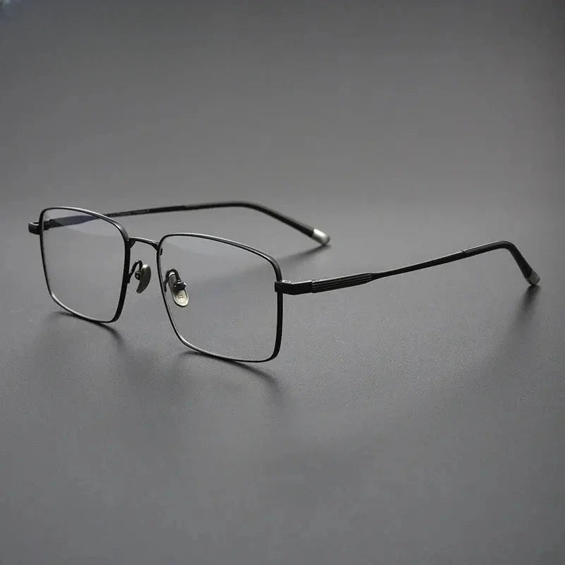Men's Polygon Full Rim Titanium Prescription Glasses 582802 — view 8 | Rx Spectacle