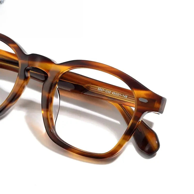 Unisex Square Full Rim Acetate Prescription Glasses Gxyj1516 — view 4 | Rx Spectacle