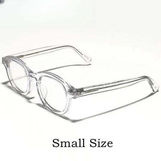 Unisex Round Full Rim Acetate Prescription Glasses Y1915 — view 1 | Rx Spectacle
