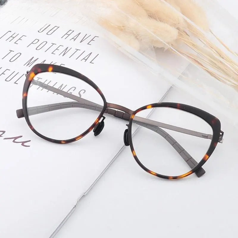 Women's Cat Eye Full Rim Acetate Prescription Glasses 8908 — view 1 | Rx Spectacle