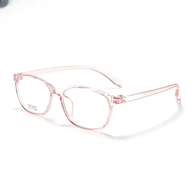 Women's Square Full Rim Titanium Prescription Glasses 88010 — view 4 | Rx Spectacle