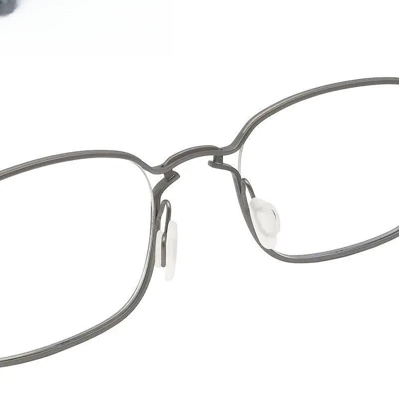 Men's Square Full Rim Titanium Prescription Glasses Rlt5898 — view 4 | Rx Spectacle