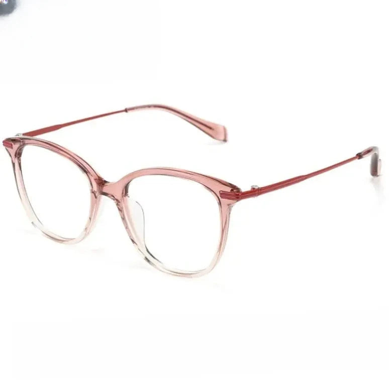 Women's Cat Eye Full Rim Titanium Prescription Glasses 790005 — view 5 | Rx Spectacle