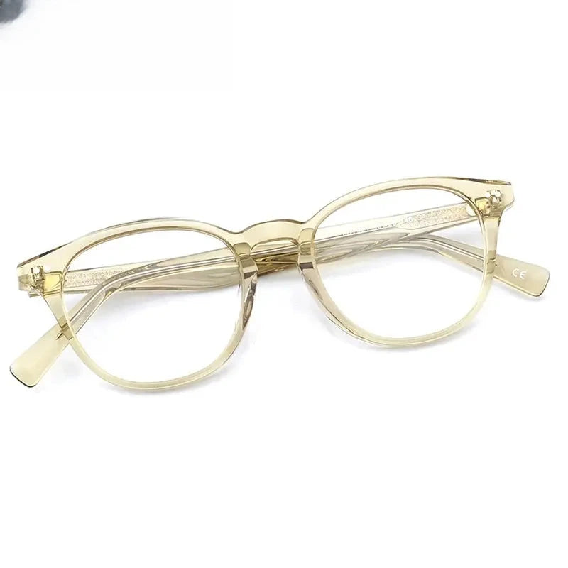 Unisex Square Full Rim Acetate Prescription Glasses 79217 — view 4 | Rx Spectacle