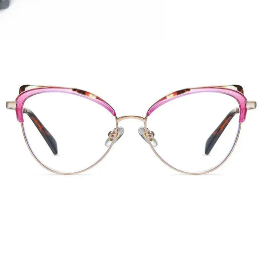 Women's Cat Eye Full Rim TR90 Prescription Glasses 87324 — view 1 | Rx Spectacle