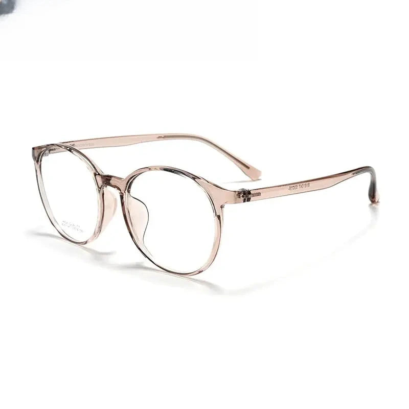 Women's Round Full Rim Titanium Prescription Glasses 651047 — view 4 | Rx Spectacle