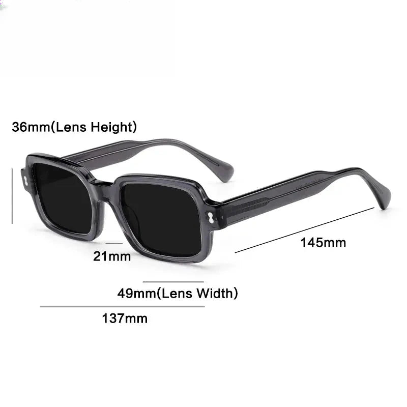 Men's Square Full Rim Acetate Prescription Glasses Gxyj-1179 — view 4 | Rx Spectacle