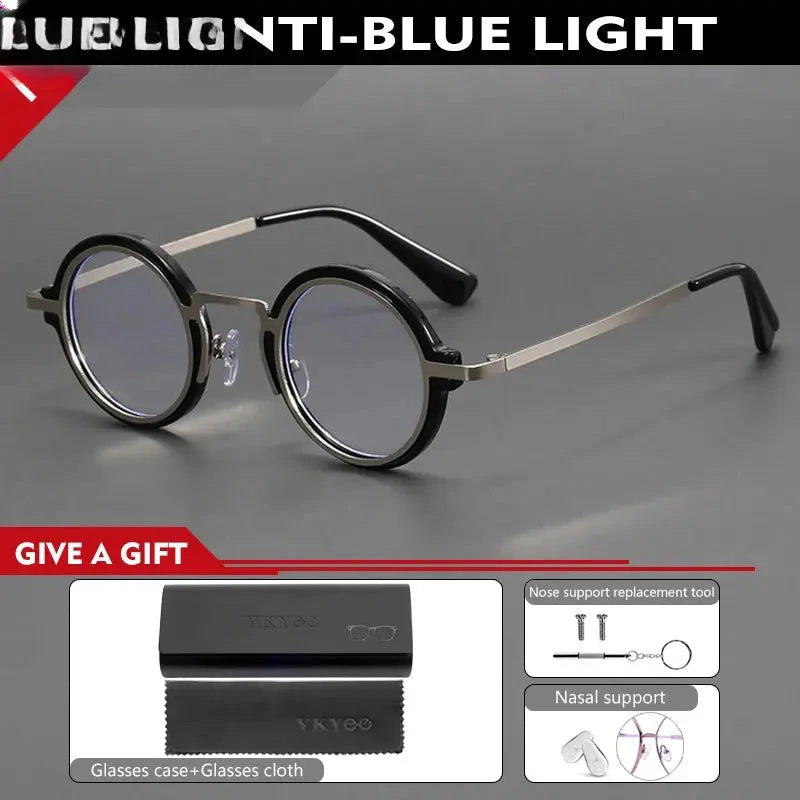 Unisex Round Full Rim TR90 Reading Glasses 10124 — view 7 | Rx Spectacle
