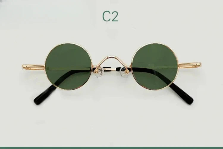 Unisex Round Full Rim Alloy Prescription Glasses 3836 — view 13 | Rx Spectacle