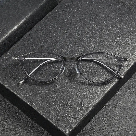 Unisex Square Full Rim Titanium Prescription Glasses 202516 — view 1 | Rx Spectacle
