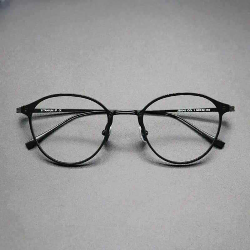 Unisex Square Full Rim Titanium Prescription Glasses Gxyj574 — view 1 | Rx Spectacle