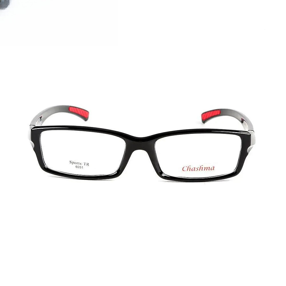 Men's Square Full Rim Titanium Sports Glasses 6051 — view 11 | Rx Spectacle