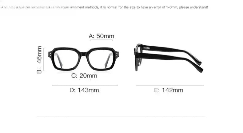 Women's Square Full Rim Plastic Reading Glasses Pfd2190 — view 15 | Rx Spectacle