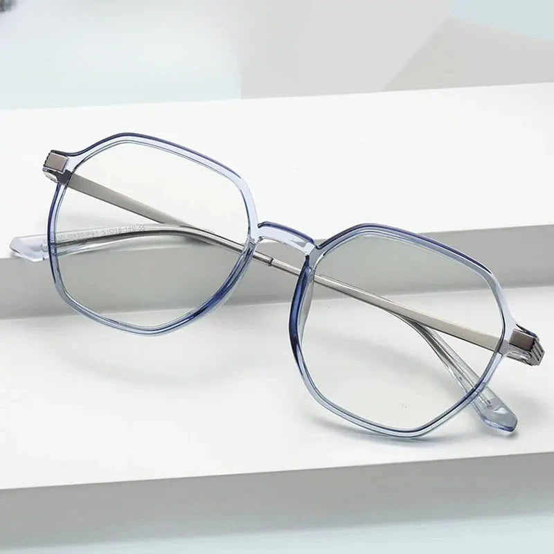 Women's Polygon Full Rim TR90 Prescription Glasses 792330 — view 1 | Rx Spectacle