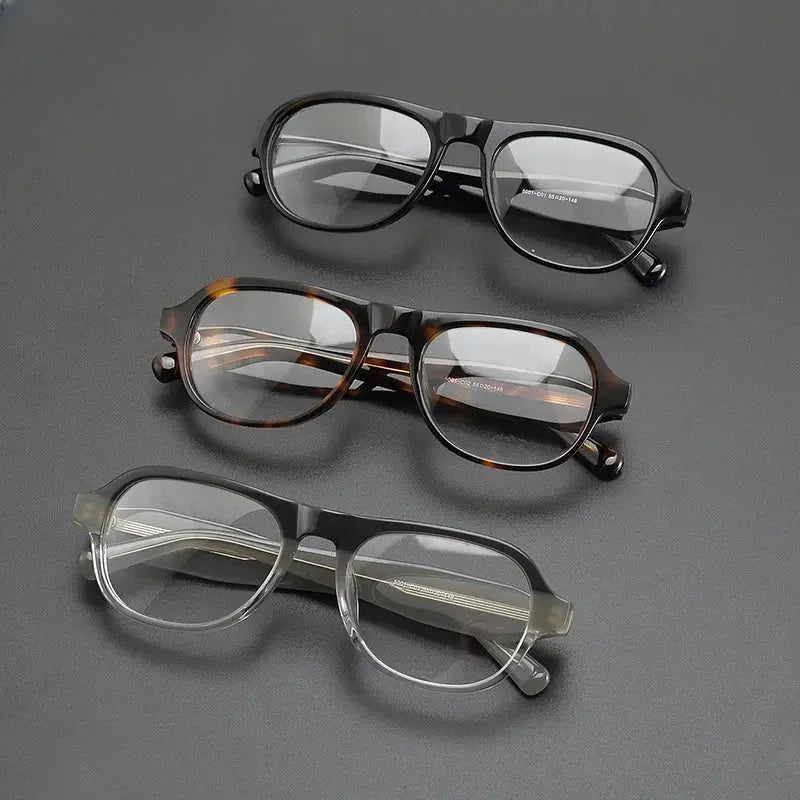 Unisex Square Full Rim Acetate Prescription Glasses Gxyj1483 — view 5 | Rx Spectacle