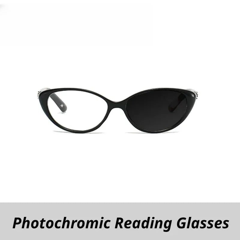 Women's Cat Eye Full Rim Alloy Reading Glasses 725001 — view 1 | Rx Spectacle