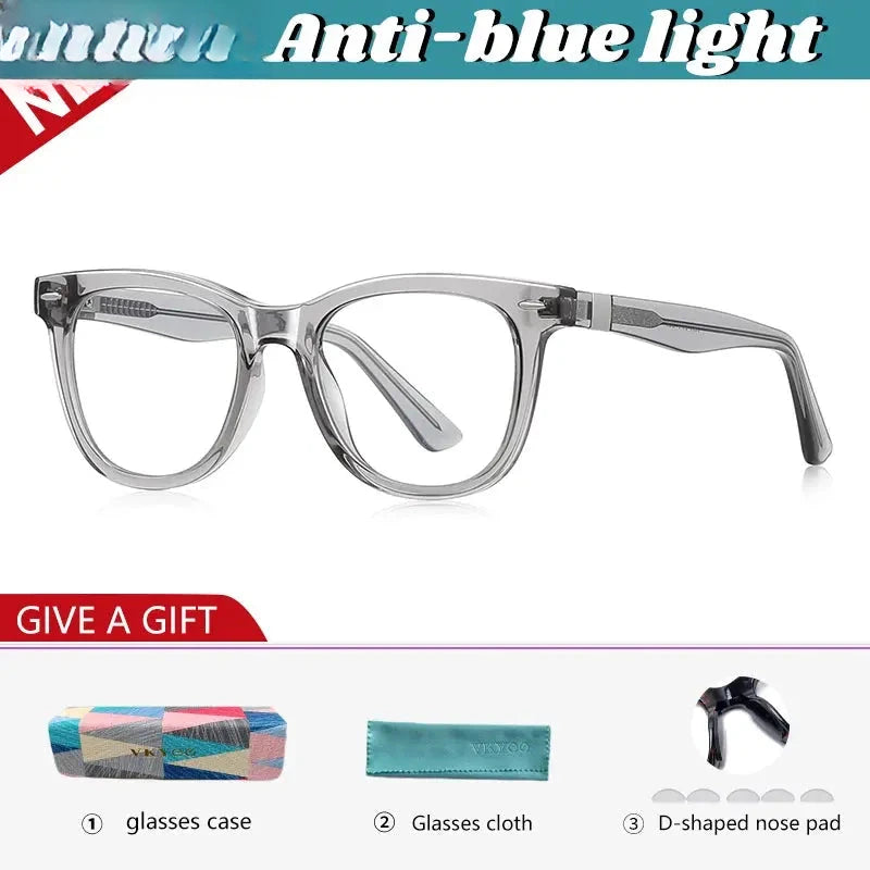 Women's Butterfly Full Rim Titanium Reading Glasses 512230 — view 4 | Rx Spectacle