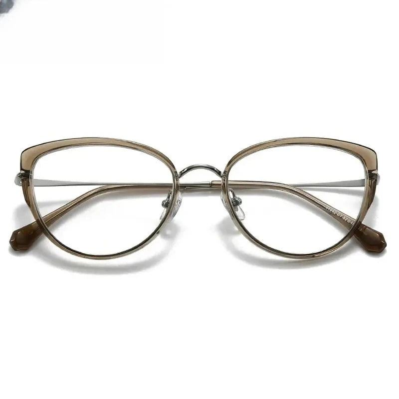 Women's Cat Eye Full Rim Acetate Prescription Glasses 441042 — view 3 | Rx Spectacle