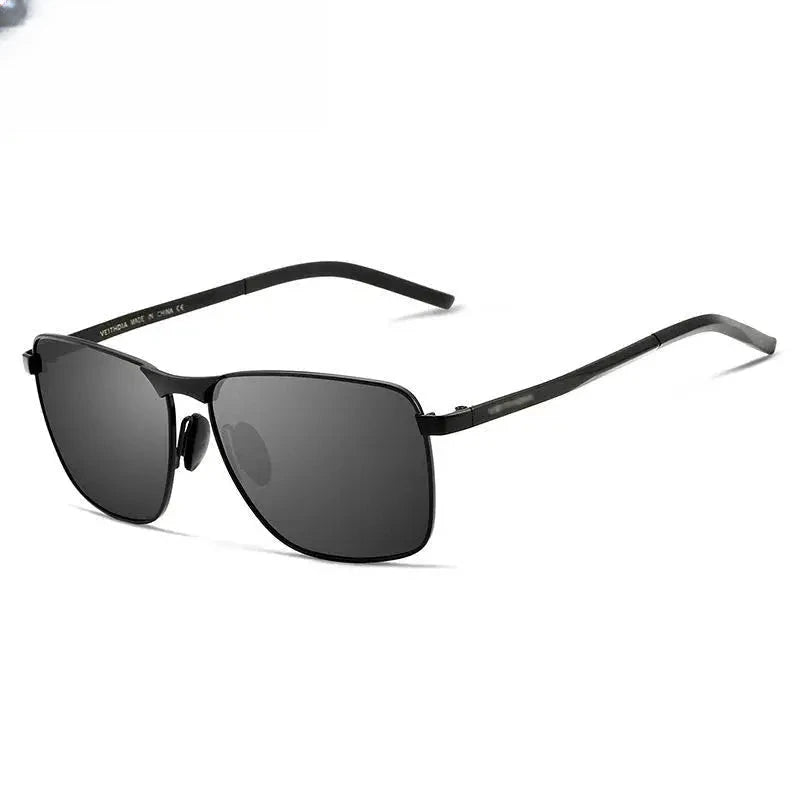 Men's Square Full Rim Stainless Steel Prescription Glasses 2462 — view 5 | Rx Spectacle