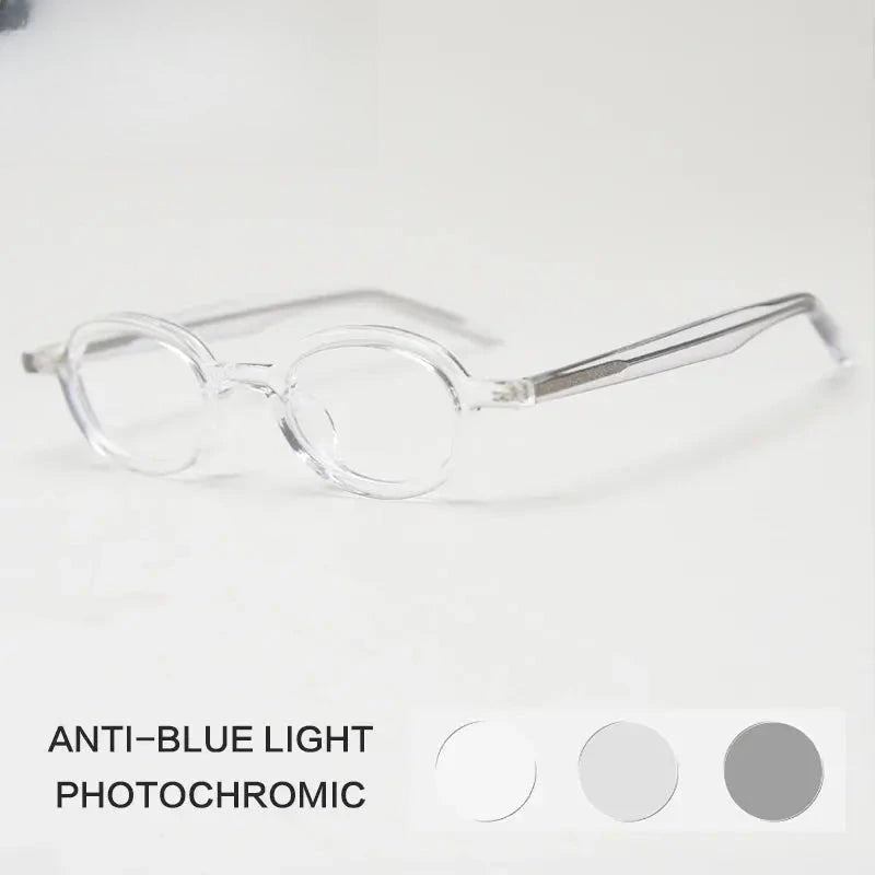 Unisex Round Full Rim Acetate Reading Glasses 69192 — view 4 | Rx Spectacle