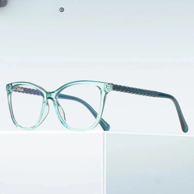 Women's Square Full Rim TR90 Reading Glasses 2138 — view 3 | Rx Spectacle