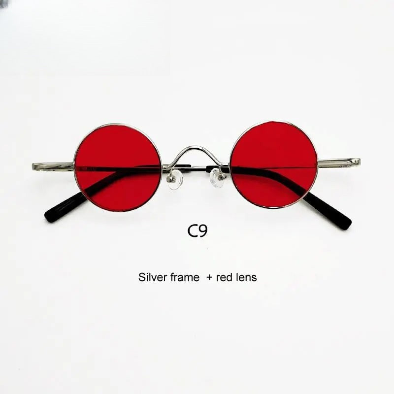 Unisex Round Full Rim Acetate Prescription Glasses Y050 — view 6 | Rx Spectacle