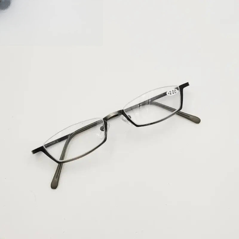Women's Oval Semi-Rimless Reading Glasses 11520 — view 1 | Rx Spectacle