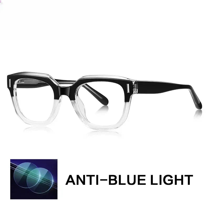 Unisex Polygon Full Rim Titanium Reading Glasses Gxyj9009 — view 4 | Rx Spectacle