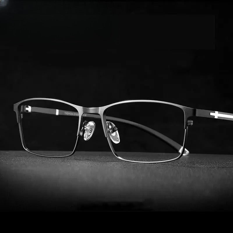 Unisex Full Rim Alloy Prescription Glasses P9211 — view 1 | Rx Spectacle