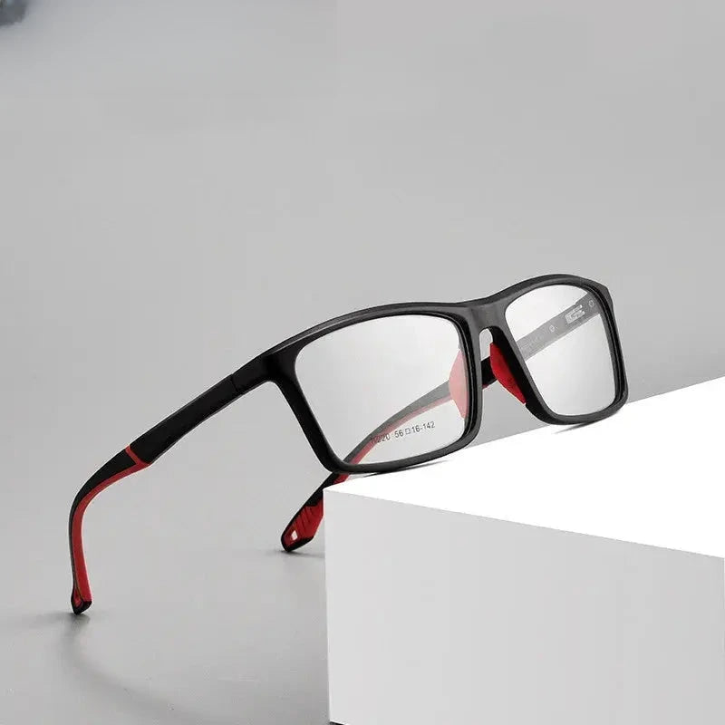 Men's Square Full Rim TR90 Sports Glasses 1220 — view 4 | Rx Spectacle