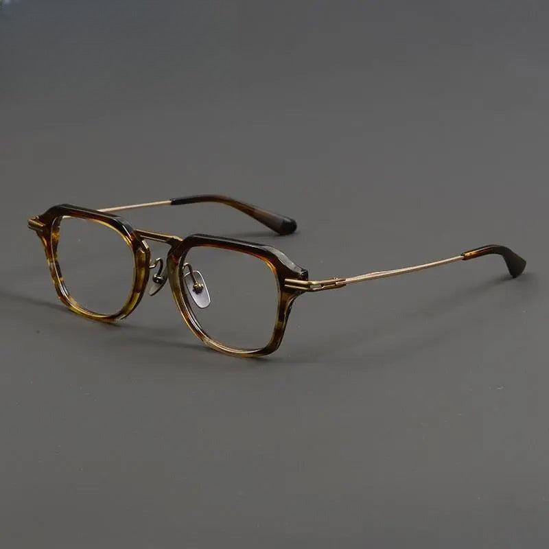 Unisex Round Full Rim Titanium Prescription Glasses Gxyj894 — view 5 | Rx Spectacle