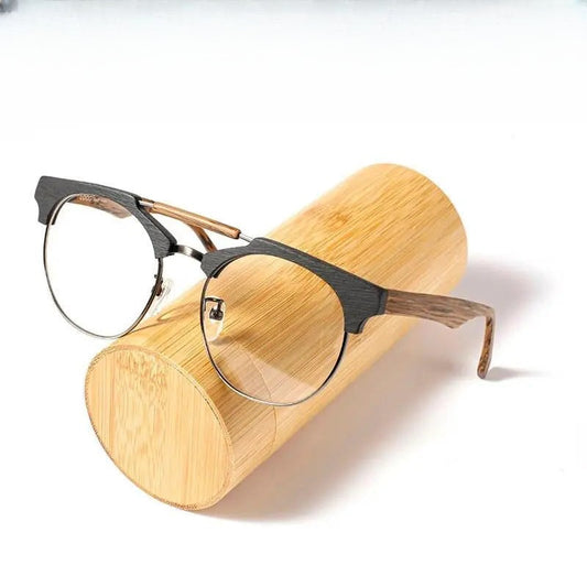 Unisex Round Full Rim Alloy Double Bridge Prescription Glasses Ft0366 — view 1 | Rx Spectacle