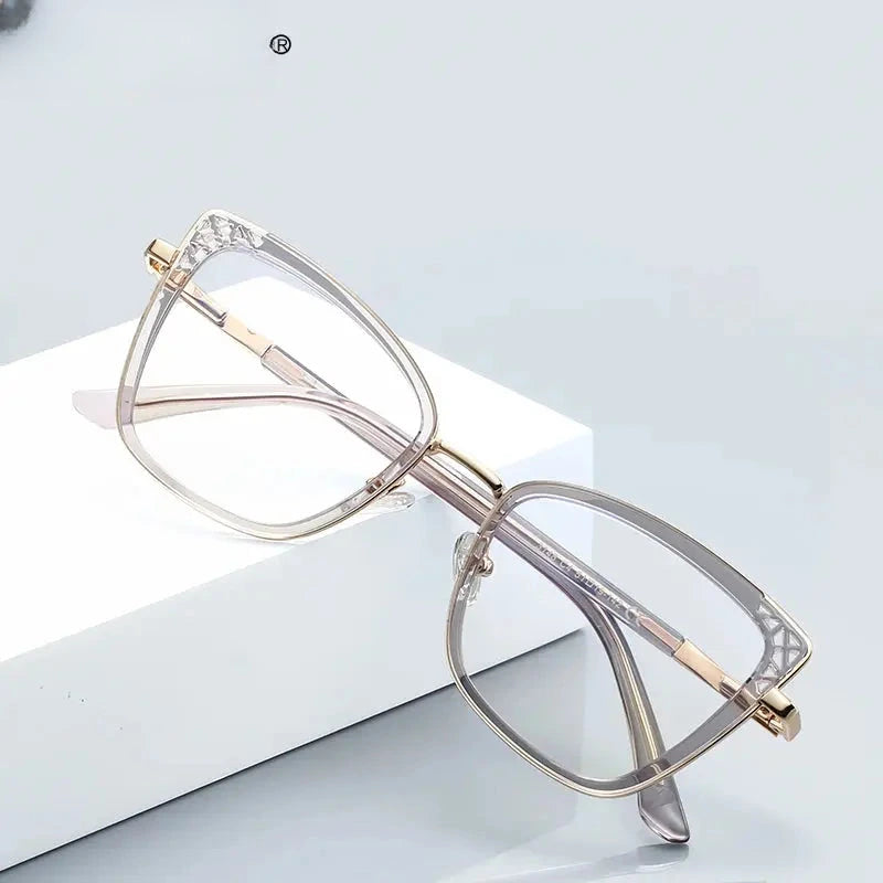 Women's Butterfly Full Rim TR90 Reading Glasses 43148 — view 1 | Rx Spectacle