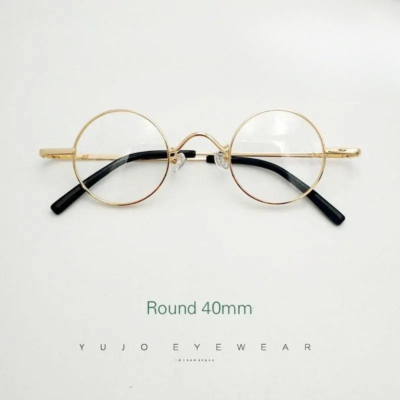 Unisex Round Full Rim Alloy Prescription Glasses 811008 — view 1 | Rx Spectacle