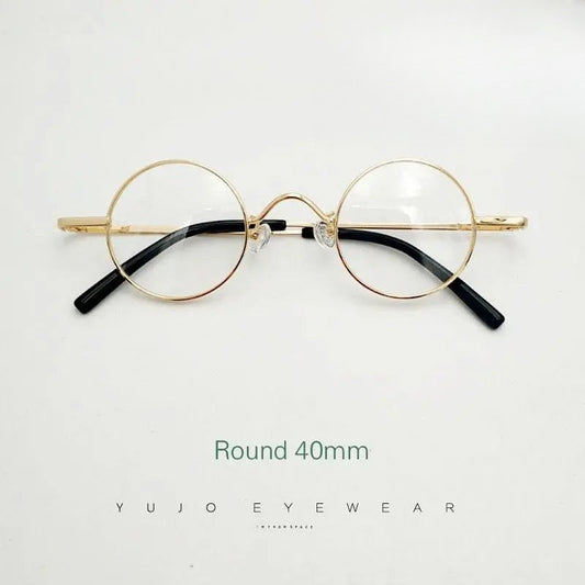 Unisex Round Full Rim Alloy Prescription Glasses 811008 — view 1 | Rx Spectacle