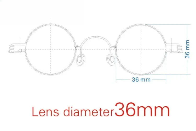 Unisex Round Full Rim Stainless Steel Reading Glasses 61445 — view 6 | Rx Spectacle
