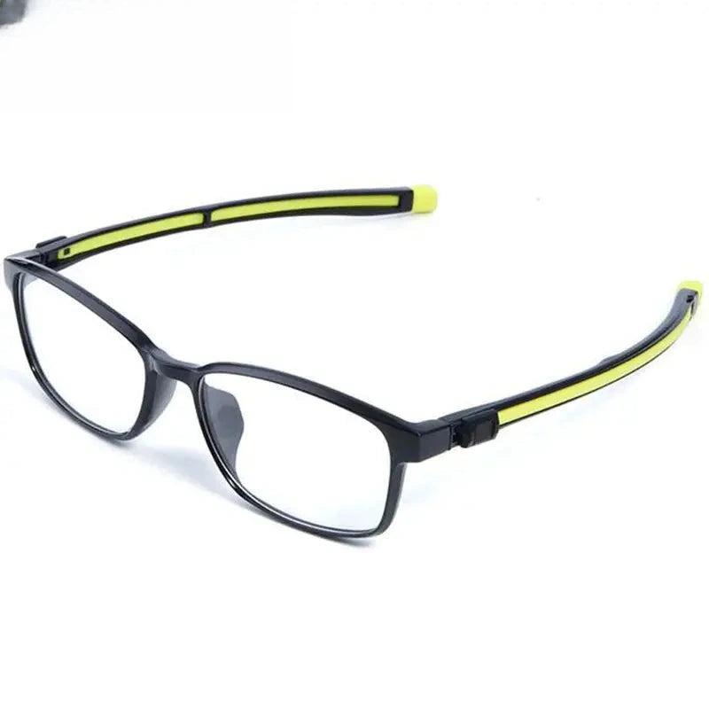 Women's Square Full Rim Titanium Prescription Glasses 22204 — view 6 | Rx Spectacle