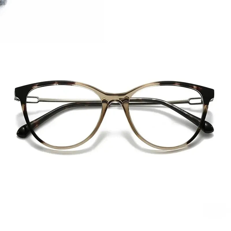 Women's Cat Eye Full Rim Acetate Prescription Glasses 341087 — view 3 | Rx Spectacle