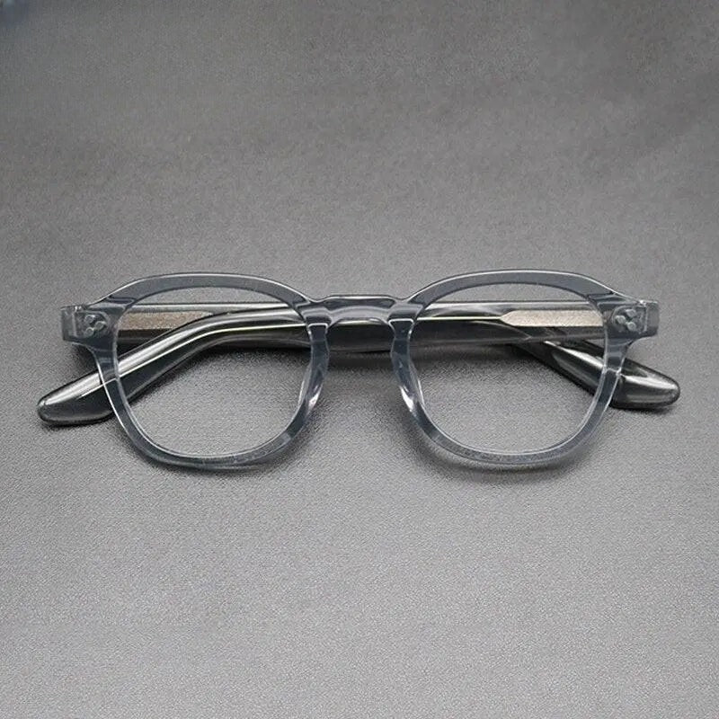 Unisex Square Full Rim Acetate Prescription Glasses Gxyj684 — view 7 | Rx Spectacle