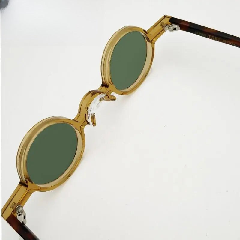 Men's Round Full Rim Acetate Prescription Glasses P001 — view 6 | Rx Spectacle