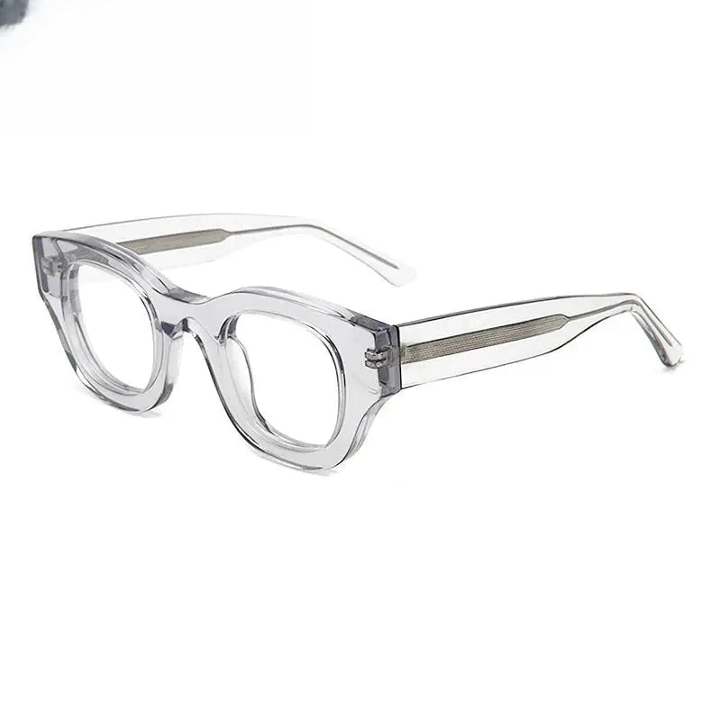 Unisex Square Full Rim Acetate Prescription Glasses 237043 — view 4 | Rx Spectacle