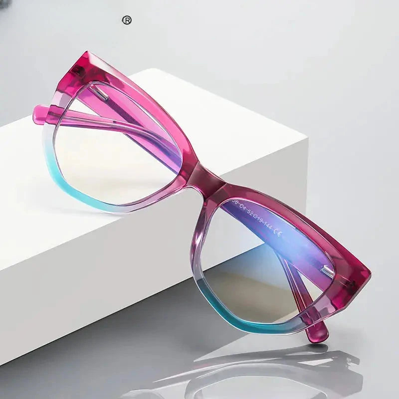 Women's Cat Eye Full Rim TR90 Reading Glasses 2156 — view 1 | Rx Spectacle
