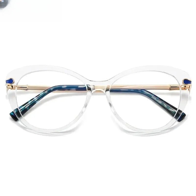 Women's Square Full Rim Acetate Reading Glasses 2088 — view 8 | Rx Spectacle
