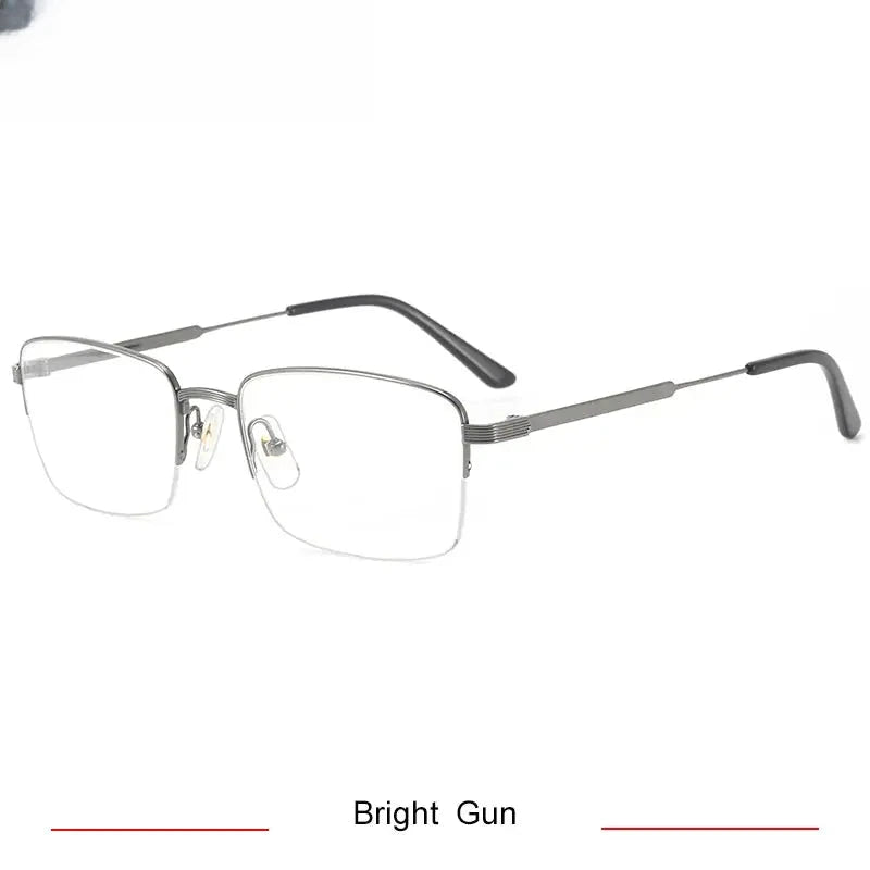 Women's Square Full Rim Titanium Prescription Glasses 303480 — view 5 | Rx Spectacle