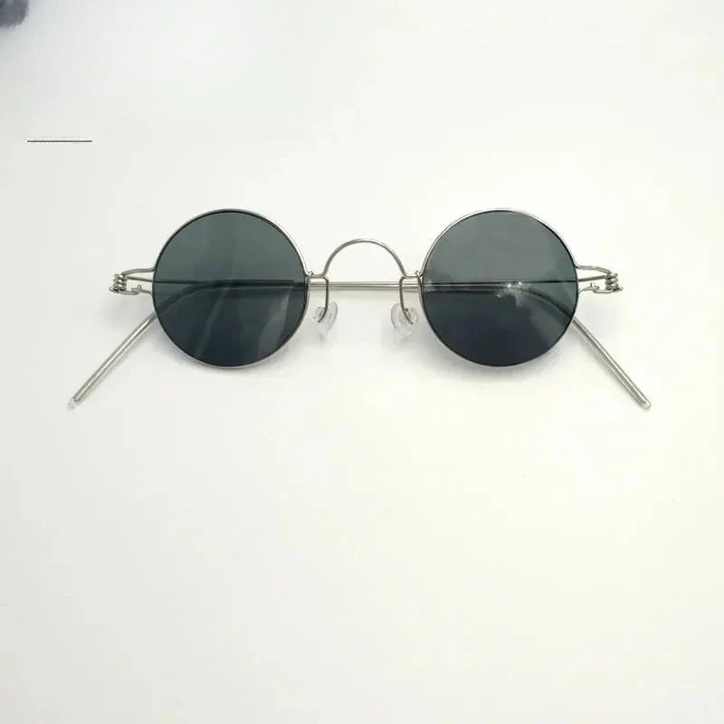 Unisex Round Full Rim Stainless Steel Prescription Glasses 14132 — view 1 | Rx Spectacle